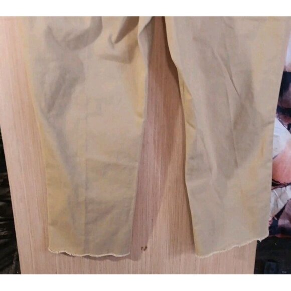 Democracy Pants 16P Women’s Khaki Tan Ab solution high rise slim straight crop - Picture 7 of 7